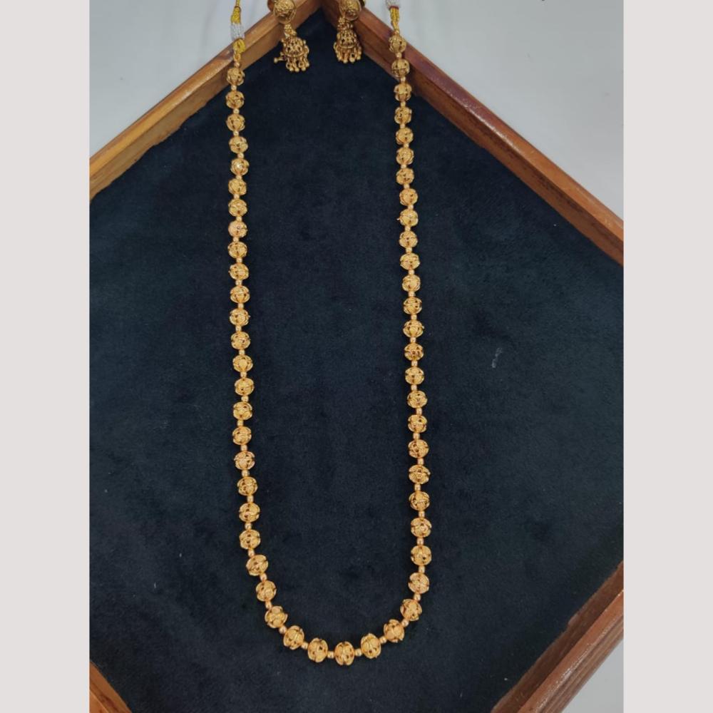Kavita Art Gold Plated Long Necklace Set