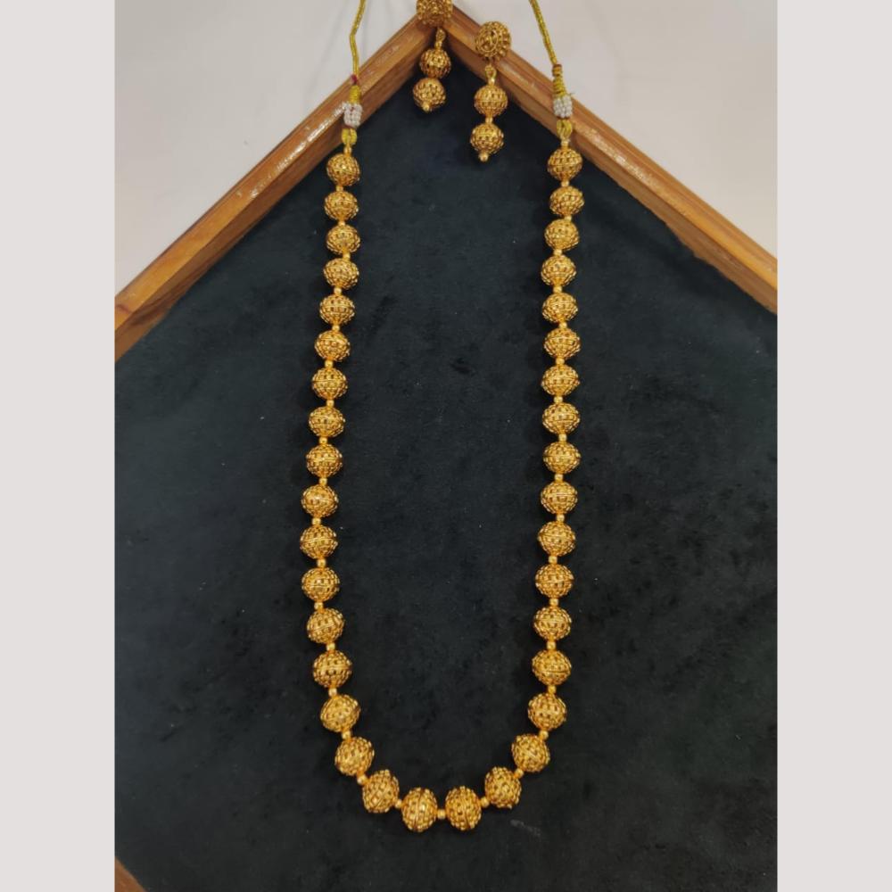 Kavita Art Gold Plated Long Necklace Set