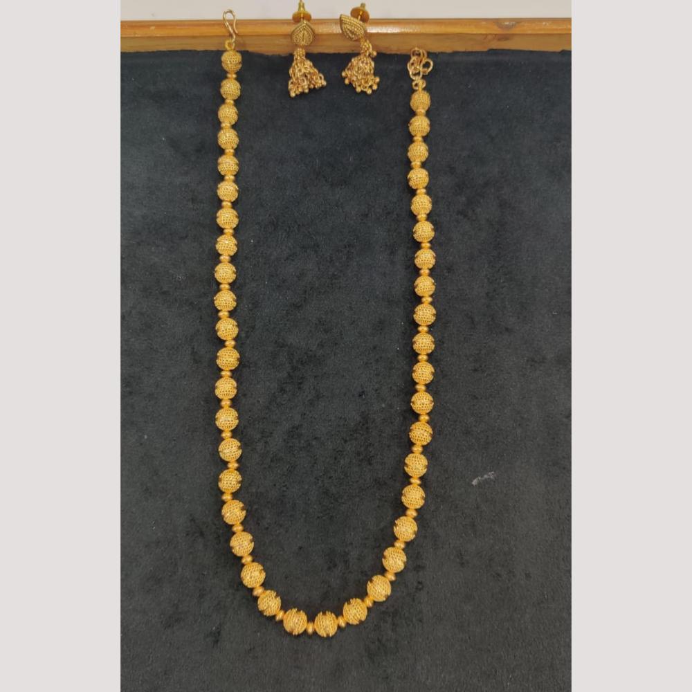 Kavita Art Gold Plated Long Necklace Set