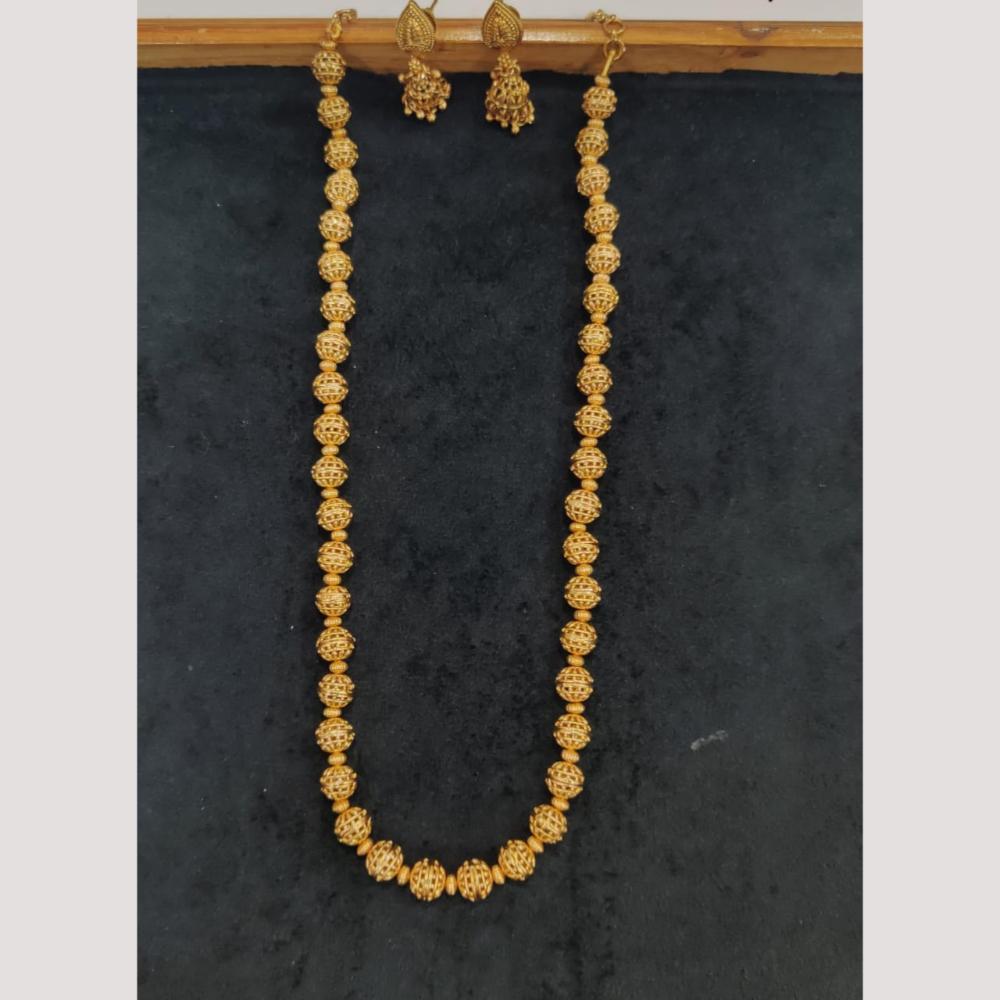 Kavita Art Gold Plated Long Necklace Set