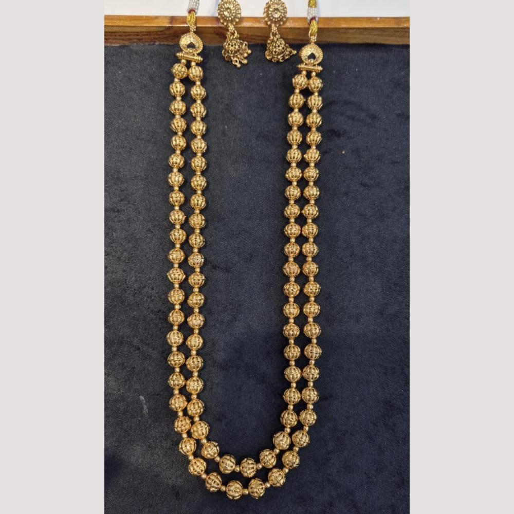 Kavita Art Gold Plated Long Necklace Set