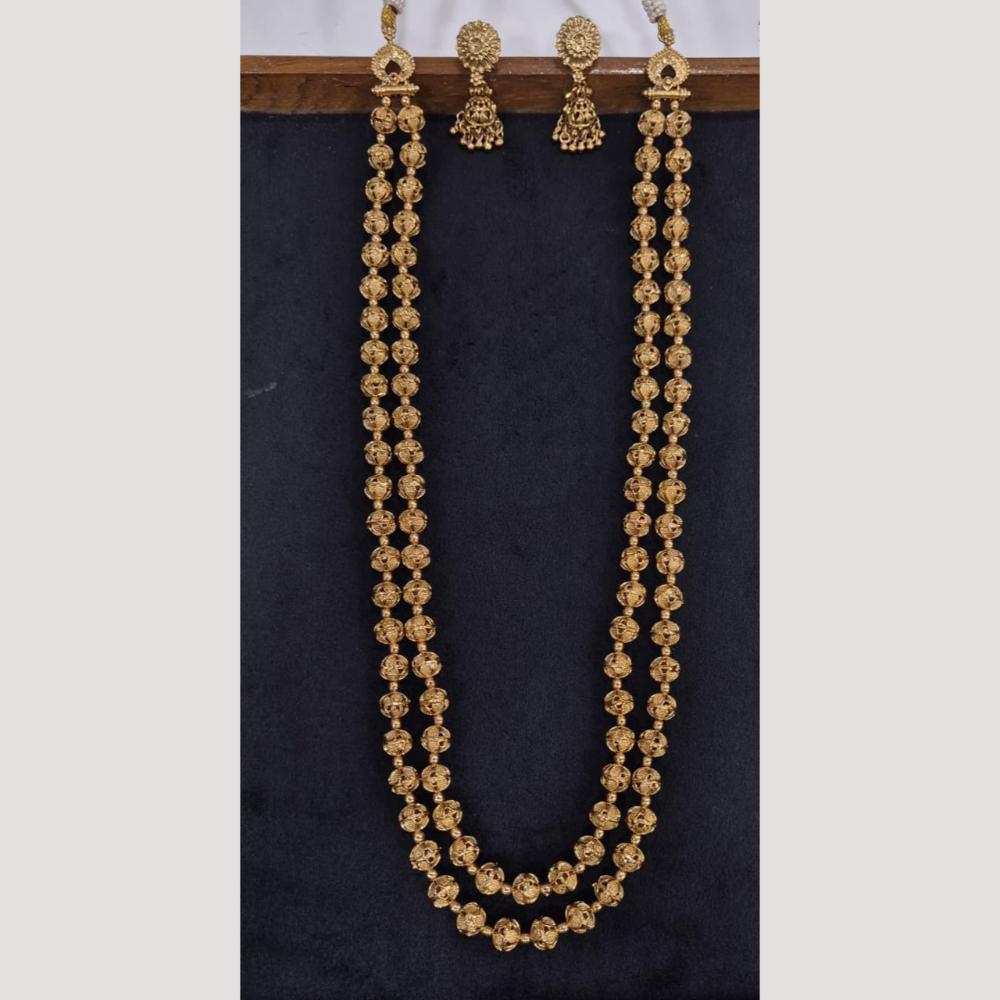Kavita Art Gold Plated Long Necklace Set