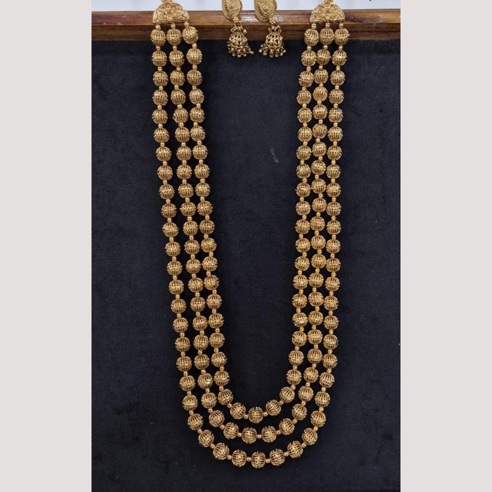 Kavita Art Gold Plated Long Necklace Set