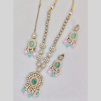 Kavita Art Gold Plated Kundan Long Necklace Set