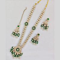 Kavita Art Gold Plated Kundan Long Necklace Set