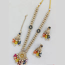 Kavita Art Gold Plated Kundan Long Necklace Set