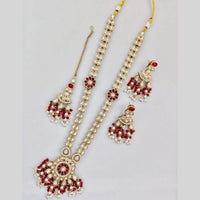 Kavita Art Gold Plated Kundan Long Necklace Set