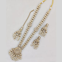 Kavita Art Gold Plated Kundan Long Necklace Set