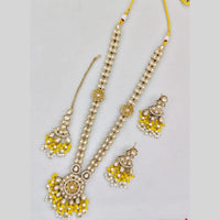 Kavita Art Gold Plated Kundan Long Necklace Set