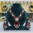Kavita Art Gold Plated Polki Kundan Stone Necklace Set