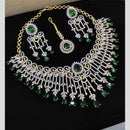 Kavita Art Gold Plated American Diamond Necklace Set