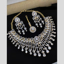 Kavita Art Gold Plated American Diamond Necklace Set