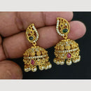 Kavita Art Gold Plated Austrian Stone And Pearl Jhumki Earrings