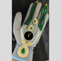 Kavita Art Crystal And Austrian Stone Beads Long Necklace Set