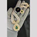 Kavita Art Crystal And Austrian Stone Beads Long Necklace Set