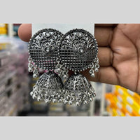 Kavita Art Vintage Look Kundan Stone Jhumki Earrings