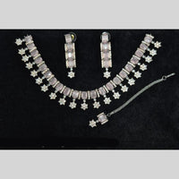 Kavita Art Luxury Look Austrian Stone And American Diamond Necklace Set