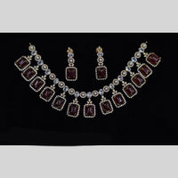 Kavita Art Luxury Look Austrian Stone And American Diamond Necklace Set