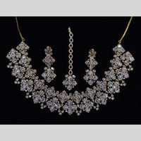 Kavita Art Luxury Look Austrian Stone And American Diamond Necklace Set