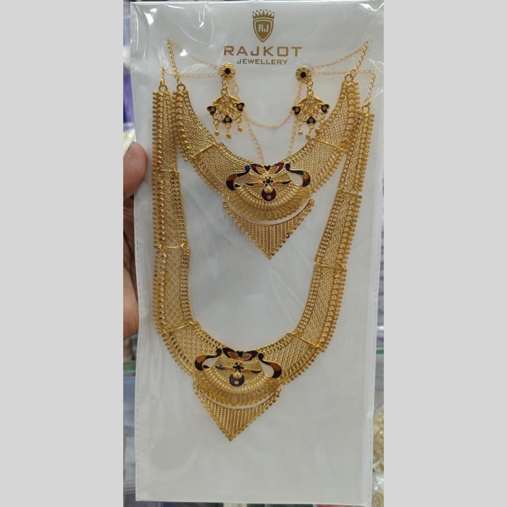 Kavita Art Stylish Double Layer Necklace Set