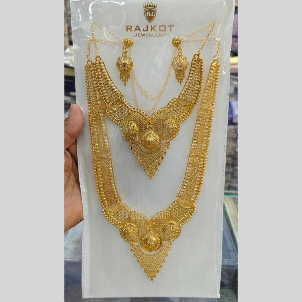 Kavita Art Stylish Double Layer Necklace Set