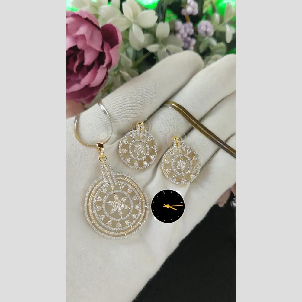 Kavita Art Kavita Art Graceful  Austrian Stone Pendant Set