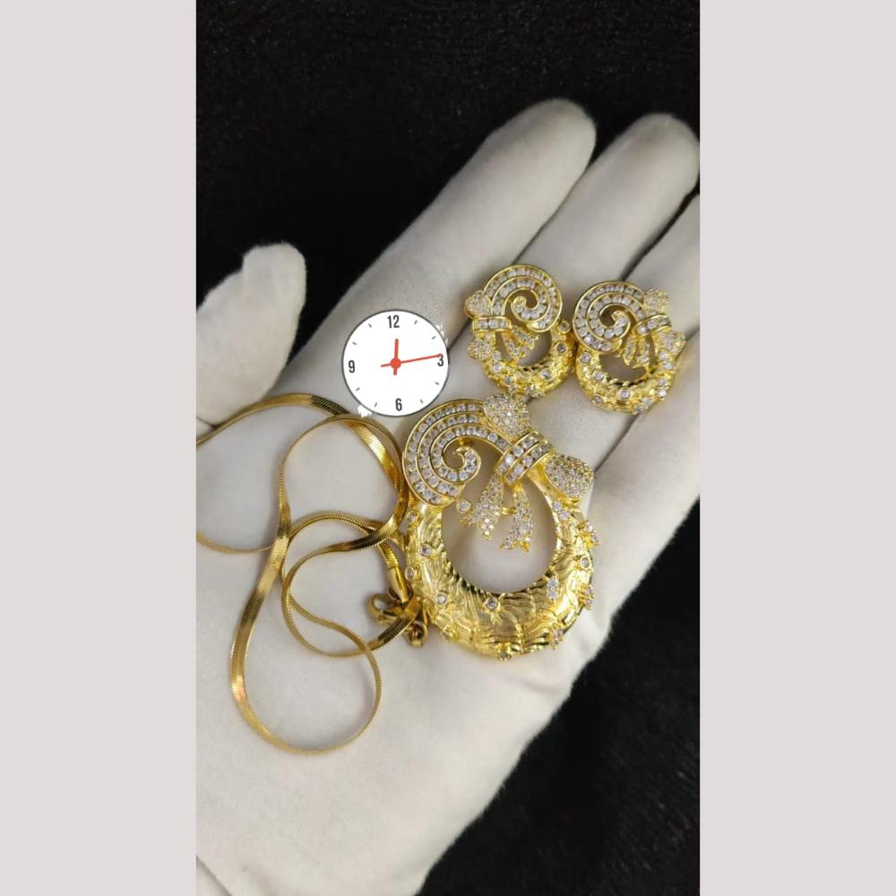 Kavita Art Kavita Art Graceful  Austrian Stone Pendant Set