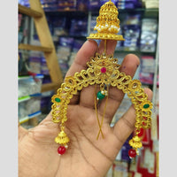 Kavita Art Ethnic Pota Stone And Pearl Hair Accessory 