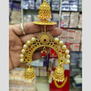 Kavita Art Ethnic Pota Stone And Pearl Hair Accessory 