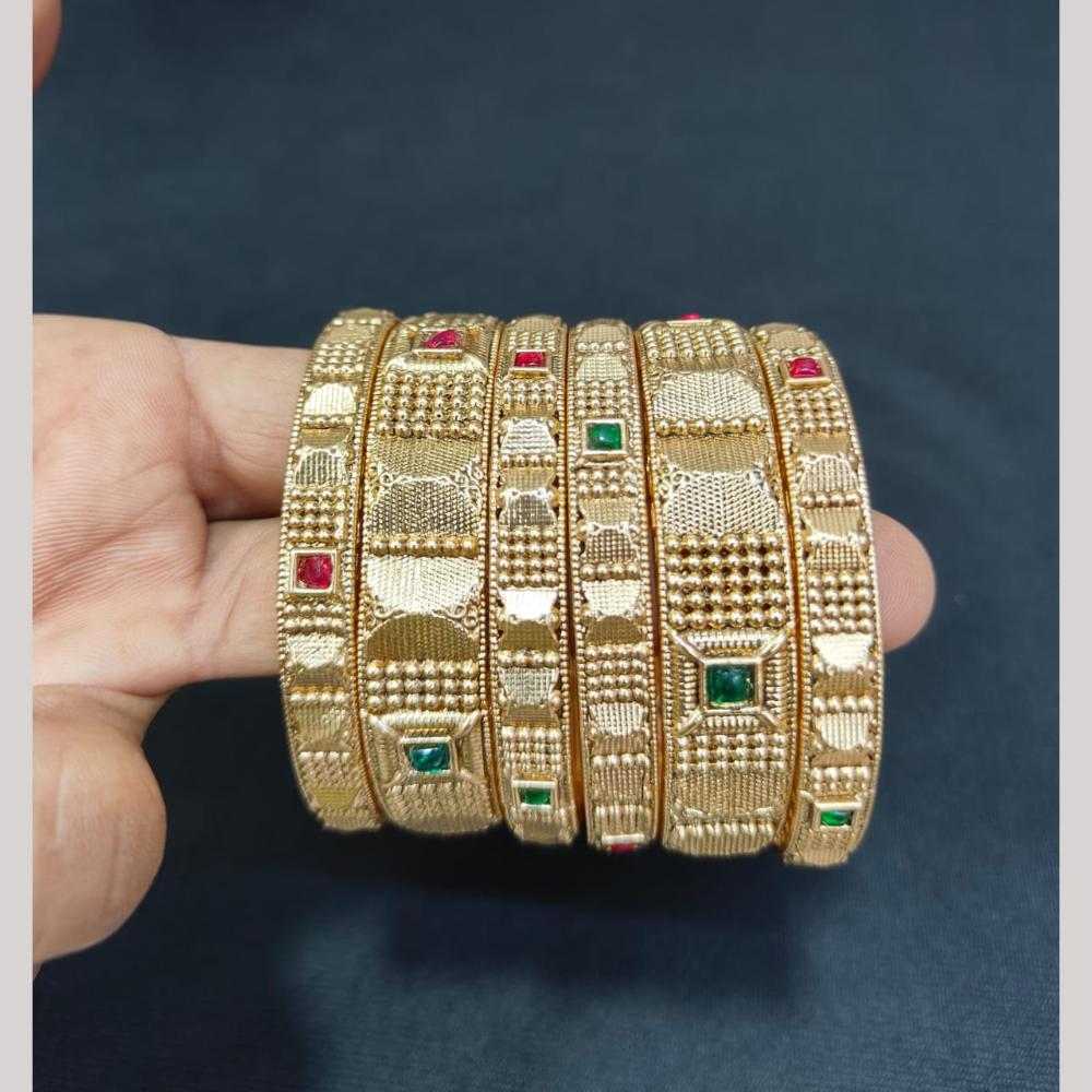 Kavita Art Crystal Stone Kada Bangles – Elegant Shine for Every Occasion
