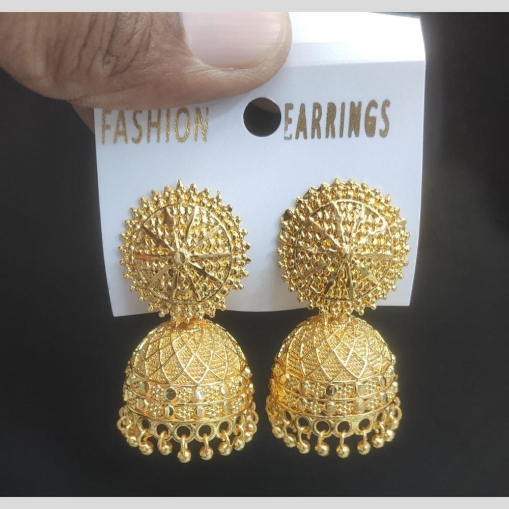 Kavita Art Glam Gold Plated Sparkle With Every Turn Jhumki Earrings