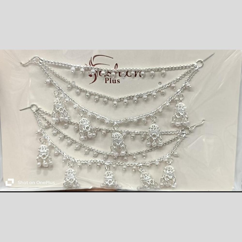 Kavita Art Royal Silver Plated Pearl Kan chain Elegance Draped In Tradition
