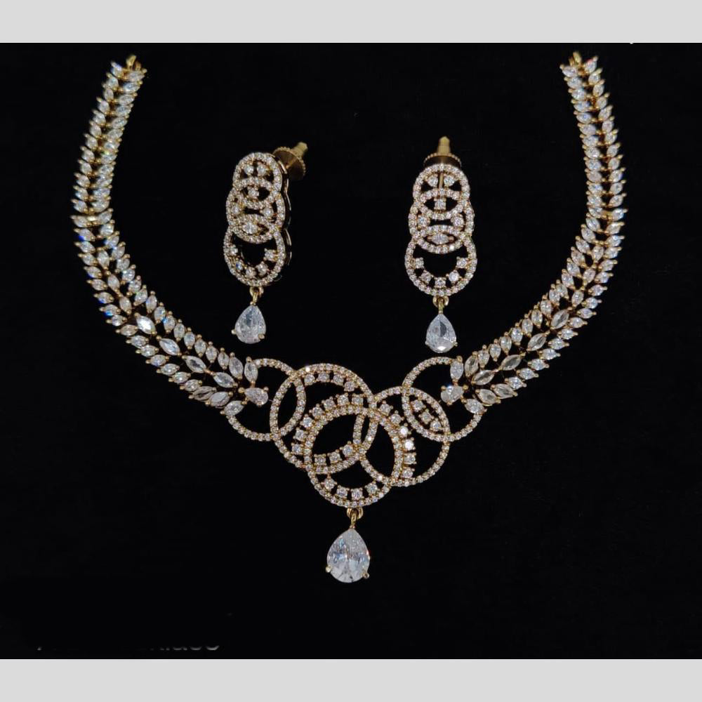 Kavita Art Luxe Affair American Daimonds Necklace Set Perfect Blend Of Class & Trend