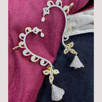 Kavita Art Fashion American Diamond Ear Cuffs for Women & Girls