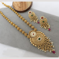 Kavita Art Elegant Kundan and Pota Stone Necklace Set for Women