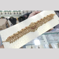 Kavita Art Premium Temple Jewelry Kamarbandh  Bridal Waist Belt with Goddess Laxmi Motif