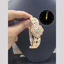 Kavita Art Royal Spark Polki Kundan Stone Openable Bracelet For Every Occassion