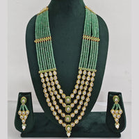 Kavita Art Royal Multi Layered Kundan And Pearl Long Necklace Set