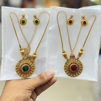 Kavita Art Handcrafted Elegant Pota Stone Necklace Set