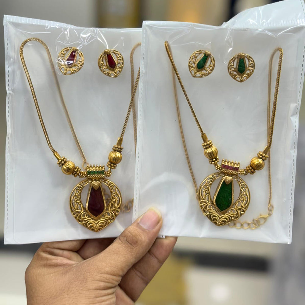 Kavita Art Handcrafted Elegant Meenakari Necklace Set