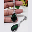 Kavita Art Sparkling American Diamond Lightweight Dangler Earrings for Party Wear