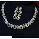 Kavita Art Designer Sparkling American Diamond Necklace Set