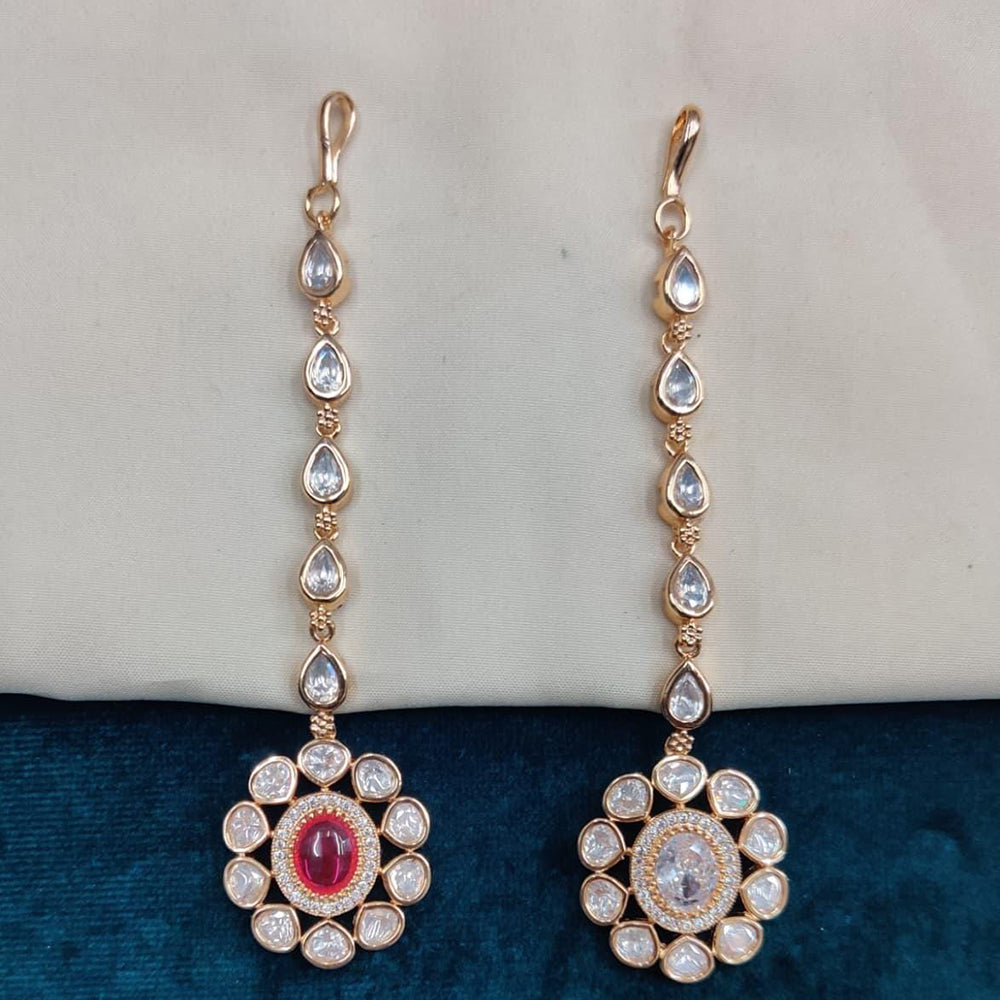 Kavita Art Royal Heavy Polki Kundan Maangtikka For Wedding And Festive Wear