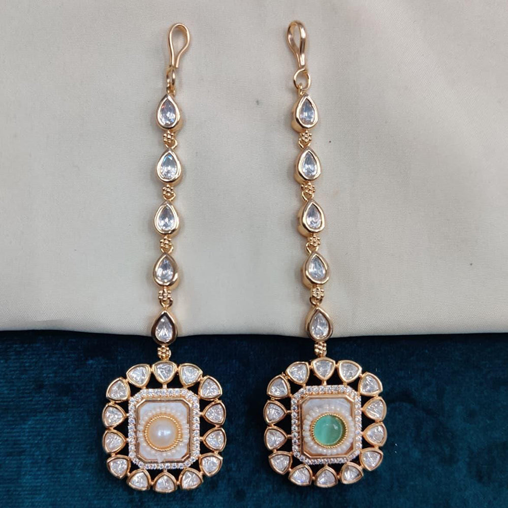 Kavita Art Royal Heavy Polki Kundan Maangtikka For Wedding And Festive Wear