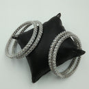 Kavita Art Handcrafted Elegant Crystal Stone Bangles For Wedding Wear