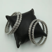Kavita Art Handcrafted Elegant Crystal Stone Bangles For Wedding Wear