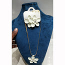 Kavita Art Sparkling Flower Design Austrian Stone Necklace Set
