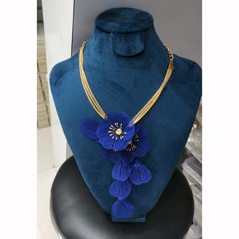 Kavita Art Sparkling Flower Design Austrian Stone Necklace Set