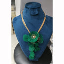 Kavita Art Sparkling Flower Design Austrian Stone Necklace Set