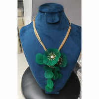 Kavita Art Sparkling Flower Design Austrian Stone Necklace Set